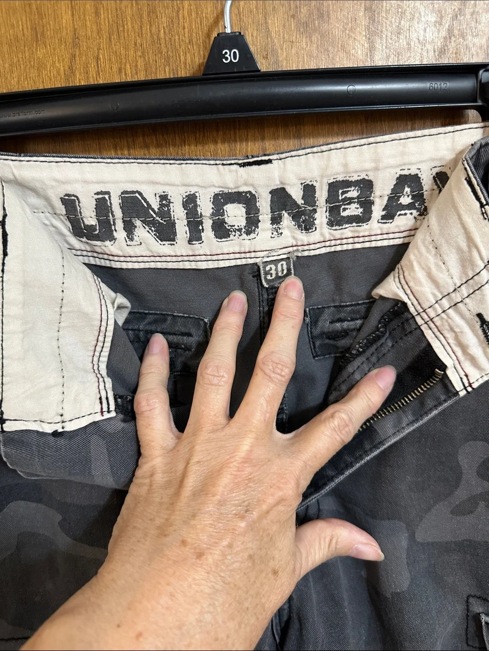 UNIONBAY Gray Camo Cargo Shorts